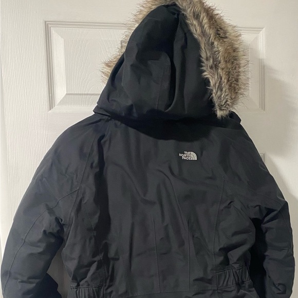 The North Face parka size large Black/dark grey very good condition - Picture 4 of 5